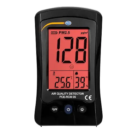 Air Humidity Meter PCE-RCM 05 alarm display