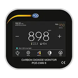 Air Quality Station PCE-CMM 8 display