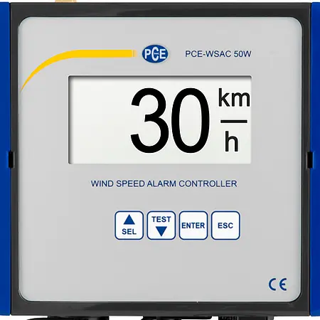 Air Velocity Meter PCE-WSAC 50W 24-ICA Incl. ISO Calibration Certificate