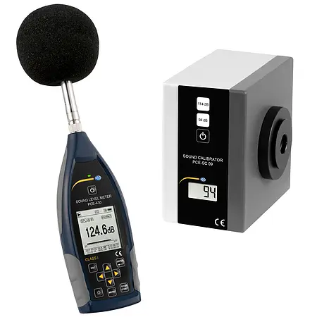 Class 1 Sound Level Meter PCE-430-SC 09-ICA incl. ISO Calibration Certificate