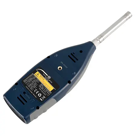 Class 2 Data-Logging Noise Meter / Sound Meter PCE-428 rear side