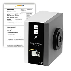 Class I Sound Level Calibrator PCE-SC 09-ICA incl. ISO Calibration Certificate