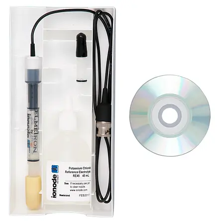 Cosmetics pH Meter PCE-228P Potassium Chloride Reference and Software