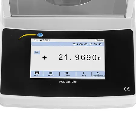 Counting Scale PCE-ABT 220 display