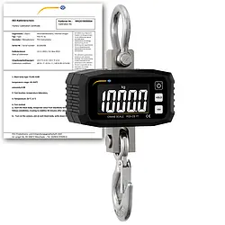 Crane Scale PCE-CS 1T-ICA incl. ISO Calibration Certificate