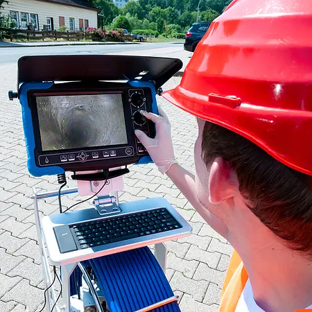 Application of a Drain inspection camera.