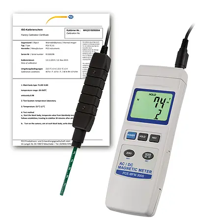 EMF measuring device PCE-MFM 3000-ICA Incl. ISO Calibration Certificate