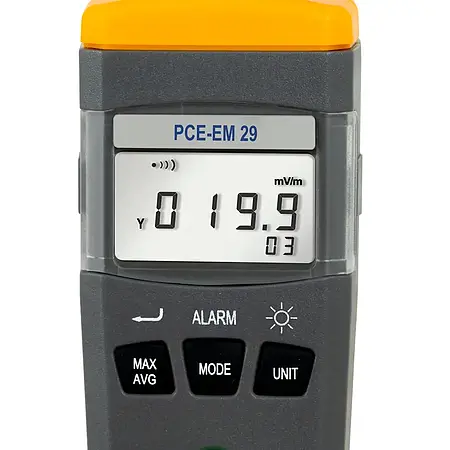 Environmental Electromagnetic Radiation Meter PCE-EM 29 display