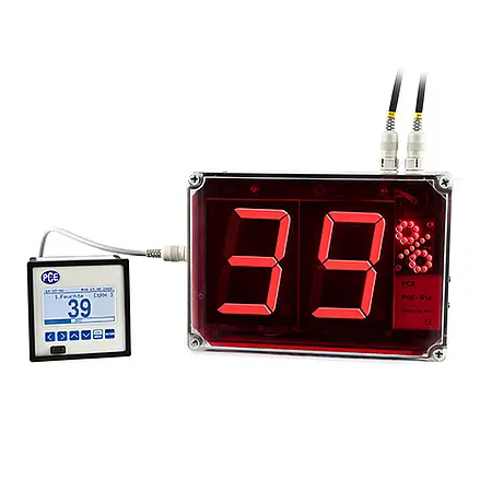 Environmental Tester PCE-G1A temperature meter application