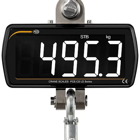 Force Gage PCE-CS 500LD display