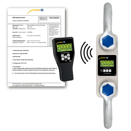 Force Gage PCE-DDM 20-ICA incl. ISO Calibration Certificate