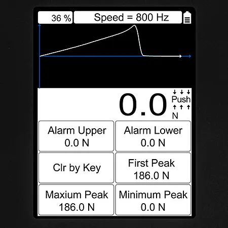 Force Gage PCE-DFG N 10 display