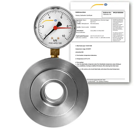 Force Gauge PCE-HFG 10K-ICA Incl. ISO Calibration Certificate