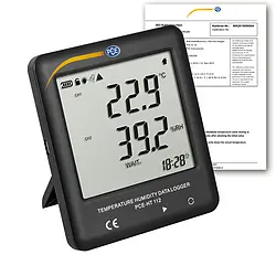 Hygrometer PCE-HT 112-ICA Incl. ISO Calibration Certificate