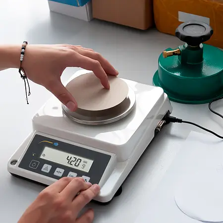 Laboratory Balance Scale PCE-DMS 310-ICA Incl. ISO Calibration Certificate