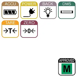 Legal for Trade Scale PCE-MS T3S-1-M icons