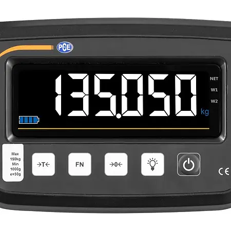 Livestock Scale PCE-MS PC150-1-65x95-M display