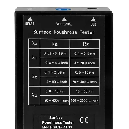 Material Tester Incl. ISO Calibration Certificate back view