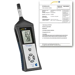 Multifunction HVAC Meter PCE-HVAC 3-ICA Incl. ISO Calibration Certificate