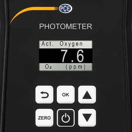 pH Meter PCE-CP 30 display