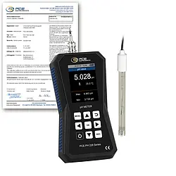 pH Meter PCE-PH 228 incl. ISO-Calibration Certificate