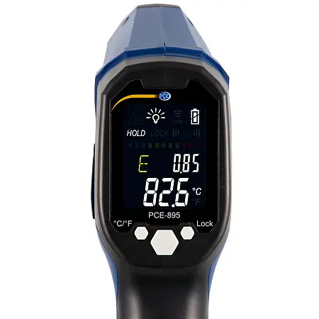 Pyrometer PCE-895 display