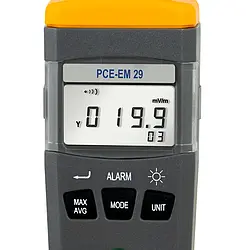 Radioactivity Meter display