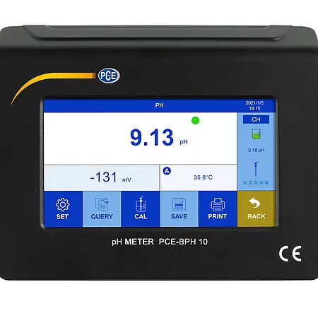 Redox Meter PCE-BPH 10 display