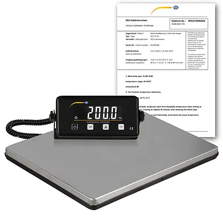 Shipping Scale PCE-PB 200N-ICA incl. ISO Calibration Certificate