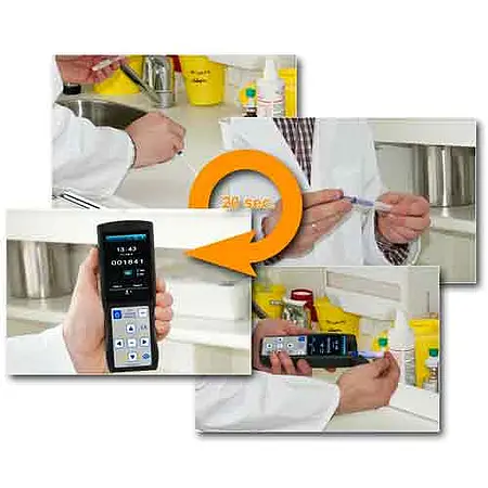 Surface Testing - ATP Meter PCE-ATP 1 Measurement Steps