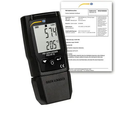 Temperature Meter PCE-HT 72-ICA incl. ISO Calibration Certificate