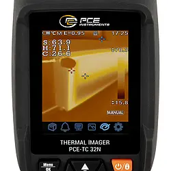 Thermal Imager Camera Display Brown Hot