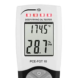 Thermometer for Frying Oil / Cooking Oil Tester PCE-FOT 10 display