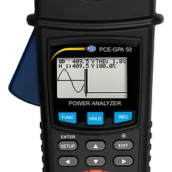 3-Phase Power Meter / 3-Phase Power Analyzer PCE-GPA 50 display