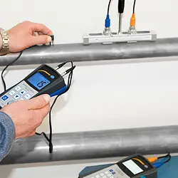 Ultrasonic Flow Tester PCE-TDS 100HMHS application