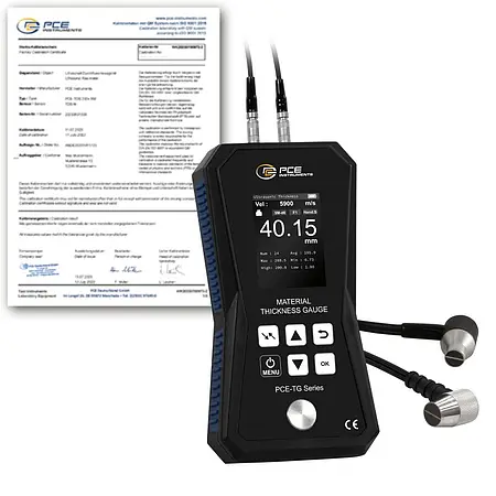 Ultrasonic testing device PCE-TG 150A-ICA incl. ISO calibration certificate