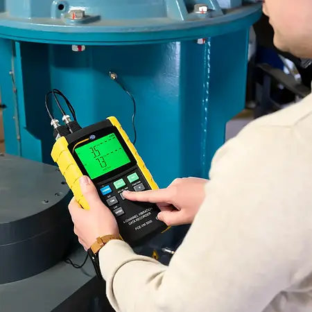 Vibration Analyzer PCE-VM 5000 Application