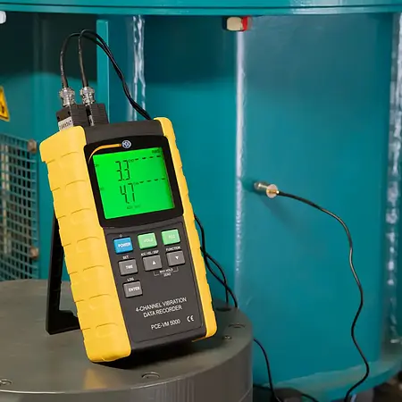 Vibration Analyzer PCE-VM 5000 Application