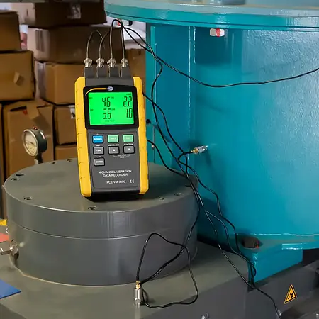 Vibration Analyzer PCE-VM 5000 application