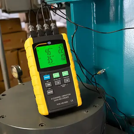 Vibration Analyzer PCE-VM 5000 application