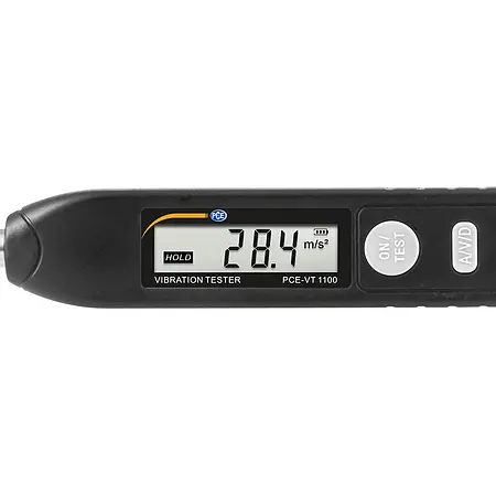 Vibration Analyzer PCE-VT 1100M display