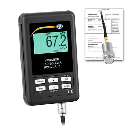 Vibration Data Logger PCE-VDR 10-ICA