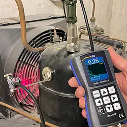 Vibration Data Logger PCE-VM 22 application