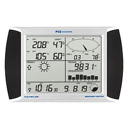 Weather Data Logger PCE-FWS 20N display