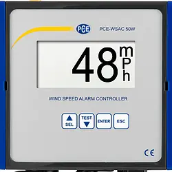 Wind Speed Alarm Controller PCE-WSAC 50W 230