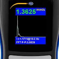 Accelerometer PCE-VM 20 display