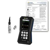 Accelerometer PCE-VT 3900-ICA incl. ISO Calibration Certificate