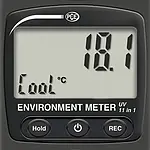 Air Velocity Meter PCE-EM 890 display