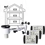 Anemometer Station with 3 displays PCE-FWS 20N