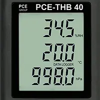 Climate Meter PCE-THB 40 display